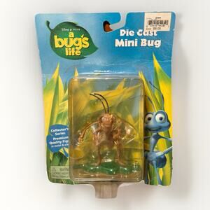 A Bug’s Life Hopper Die-Cast Mini Bug Figure Thinkway Toys 1998 New Sealed